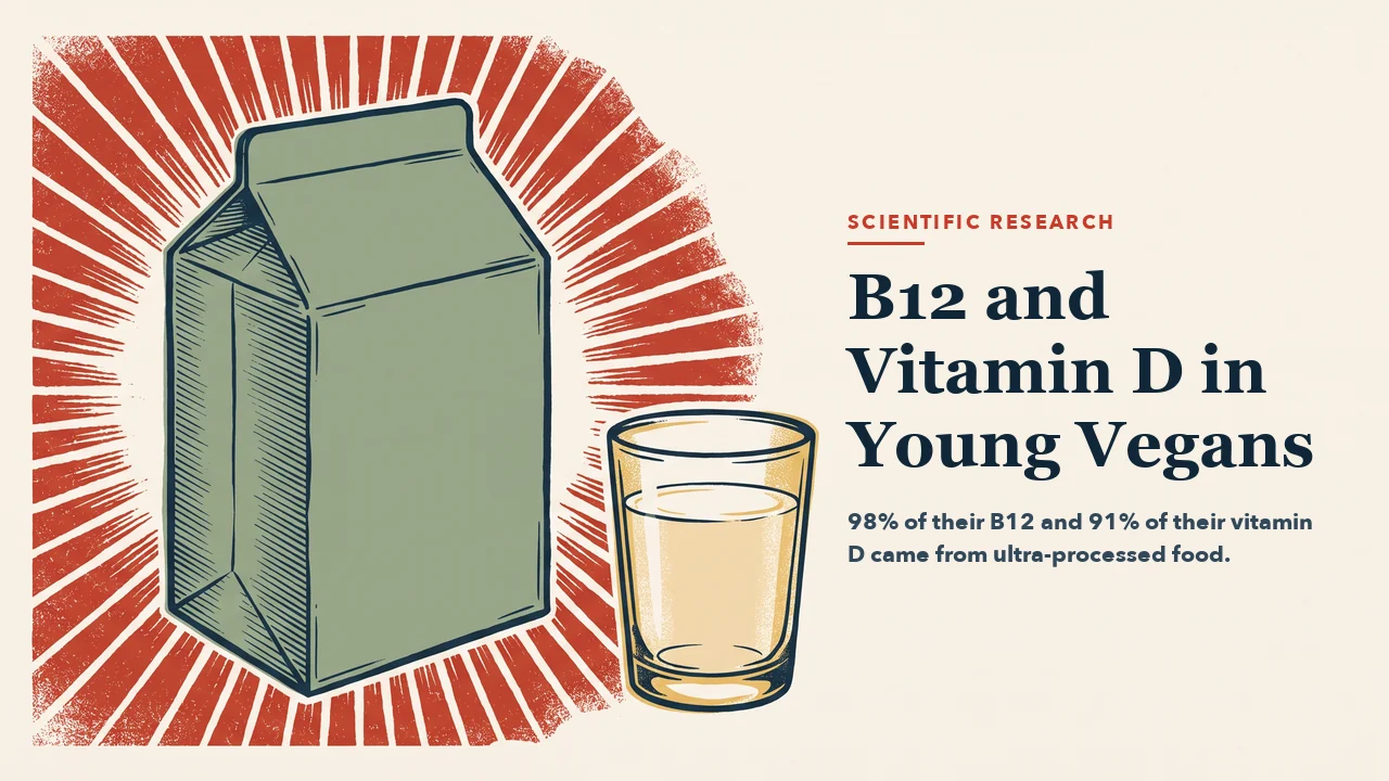 A plain unprinted carton drink box beside a glass tumbler of pale liquid, with a red ray medallion behind. Engraving-style illustration, right half left empty for the headline.
