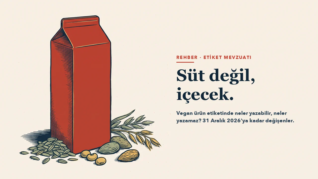 Boş kırmızı bir içecek kartonu, yanında yulaf, badem ve soya taneleri