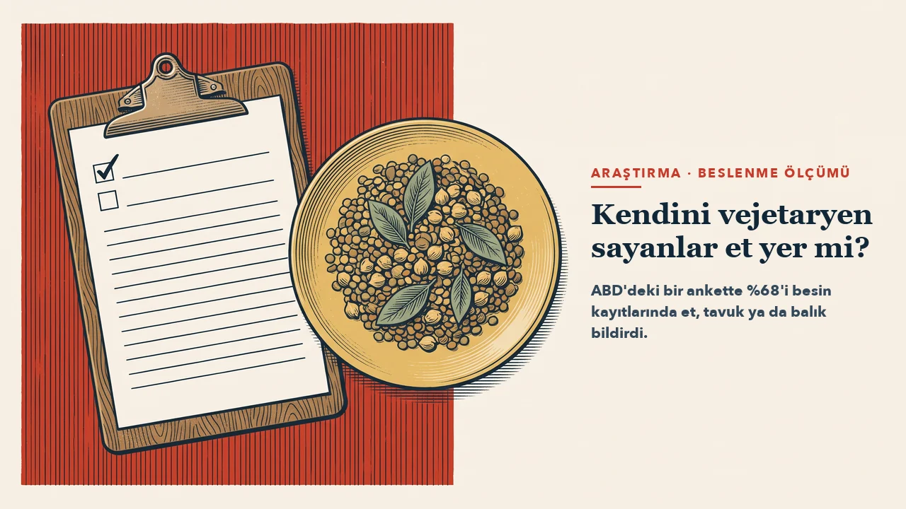 Kırmızı bir zemin üzerinde boş satırlı bir anket panosu ve yanında mercimek ve nohut dolu sarı bir tabak